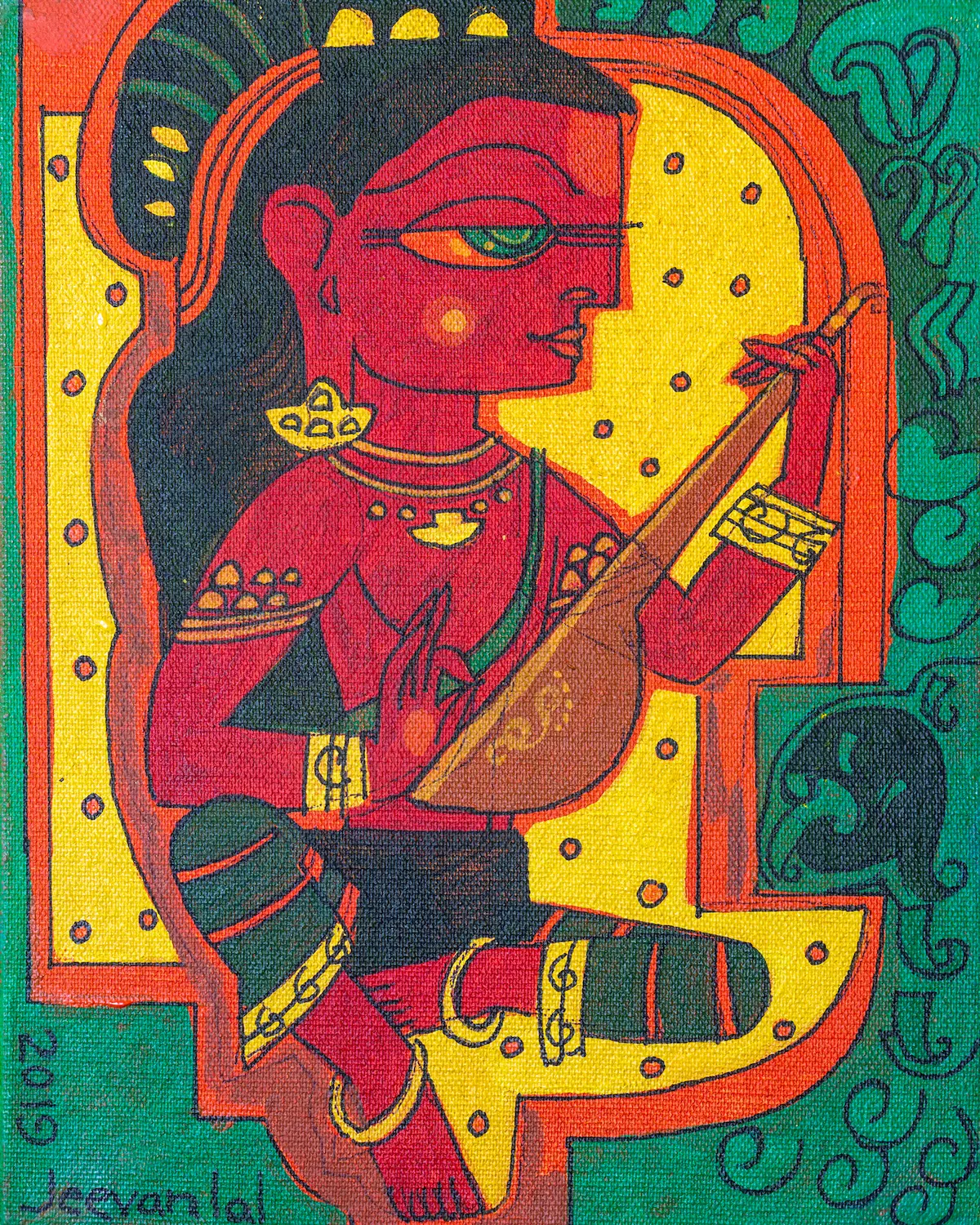 1 Musician 8x10 canvas board